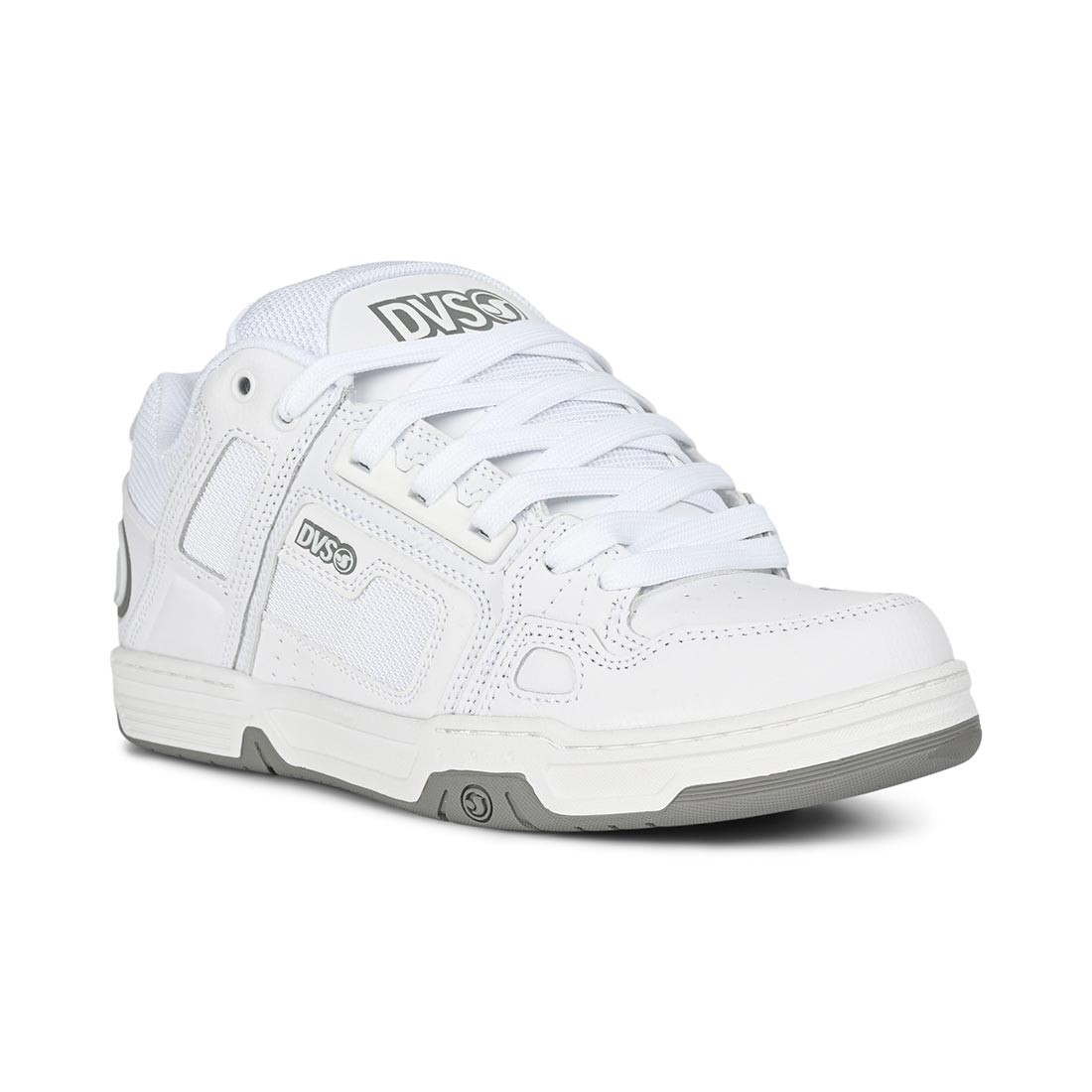 DVS Comanche Shoes – White/White/Grey
