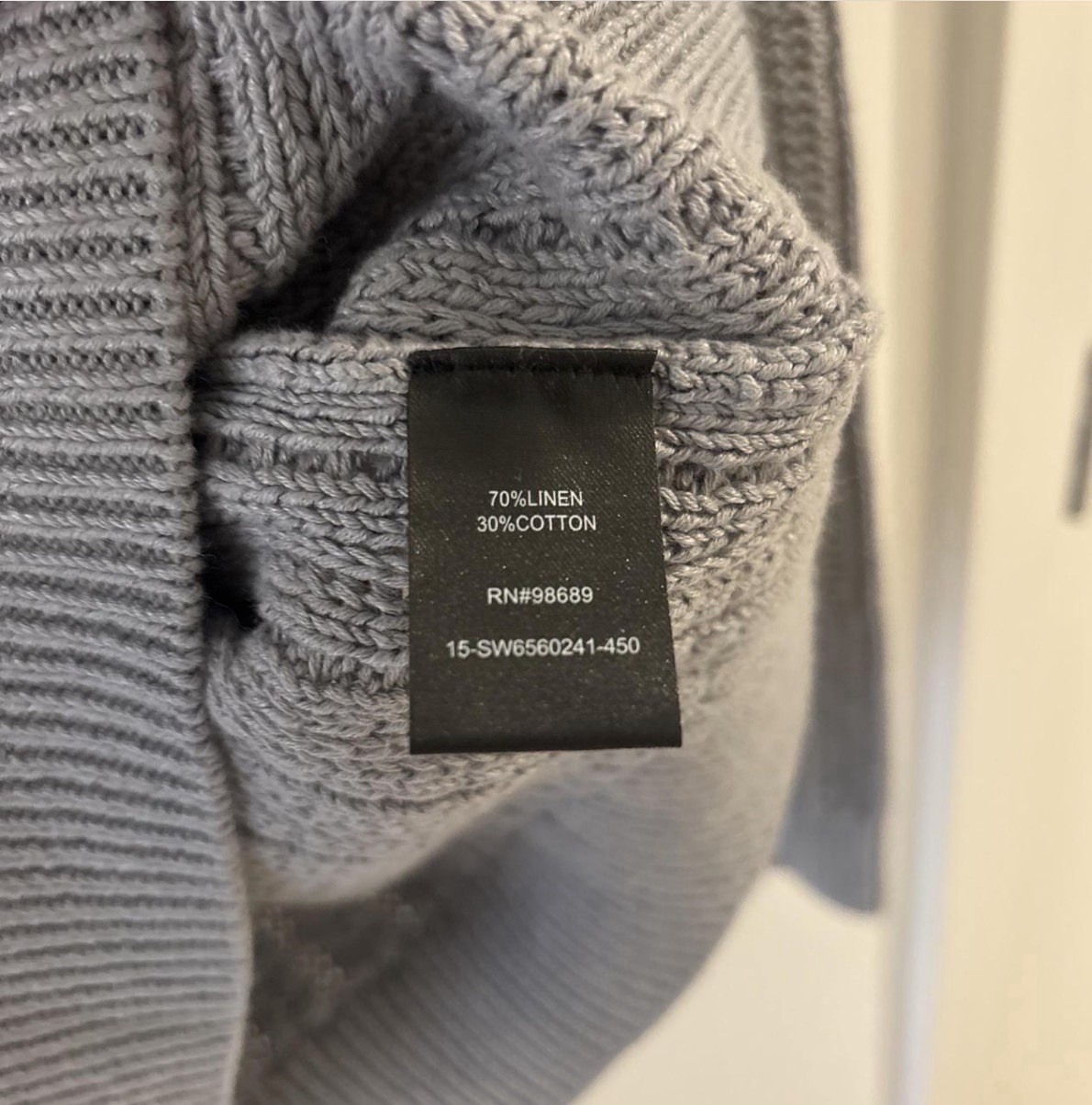Todd Snyder Linen-cotton Blend Sweater Polo Size Large Grey
