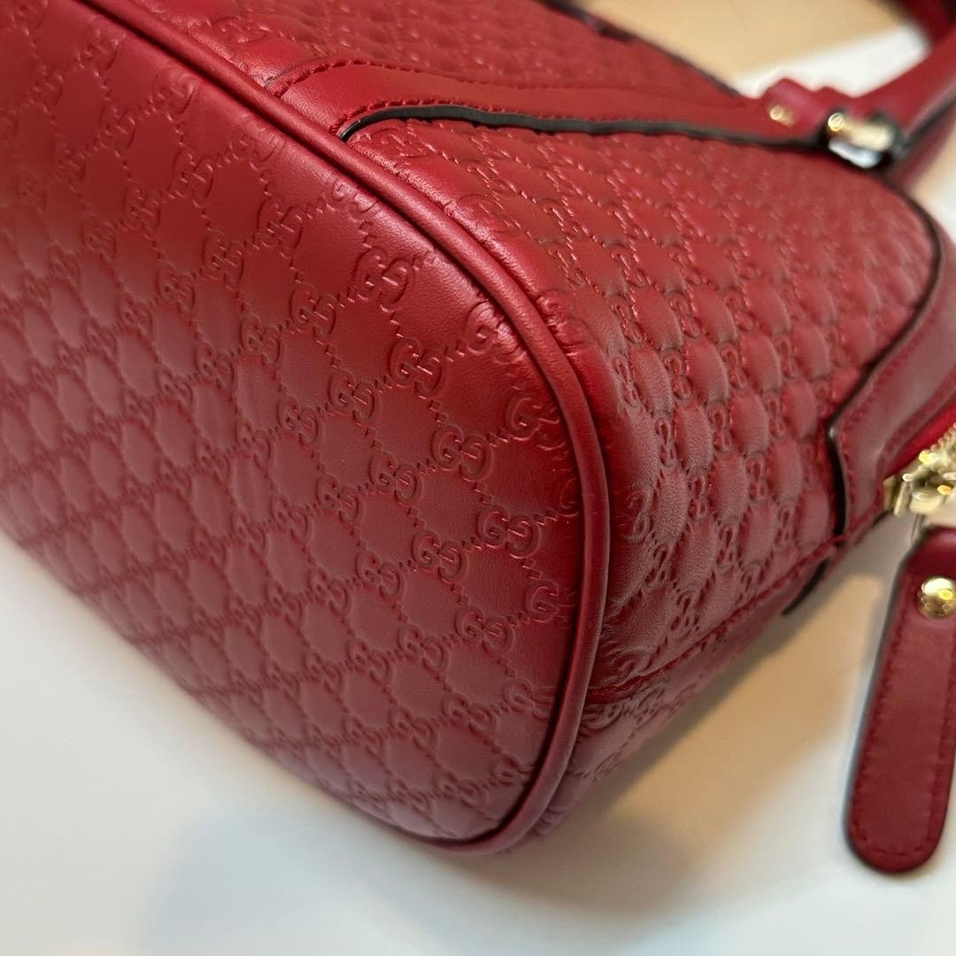 Brand new unused GUCCI micro GG shim 2WAY shoulder bag Gift Present 0611b