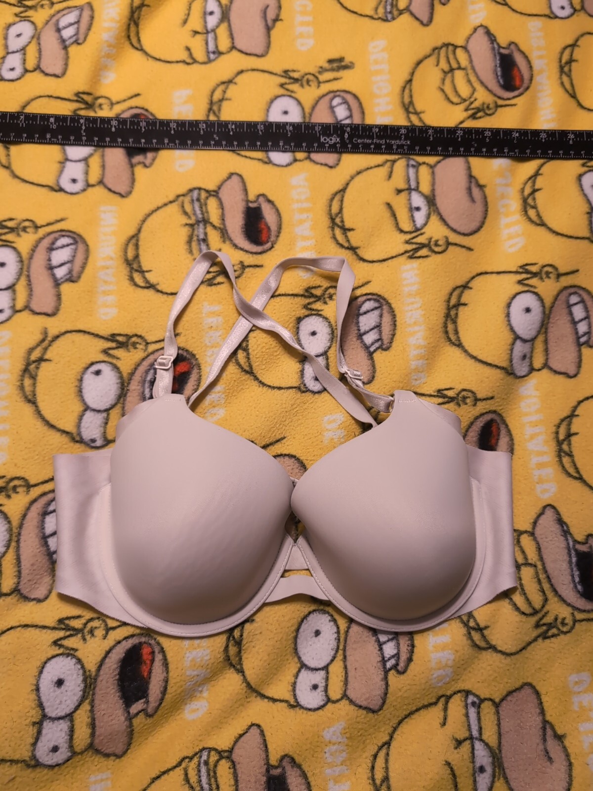 Warners Bra Women’s 36C White Underarm Smoothing Convertible T Shirt RB5781A