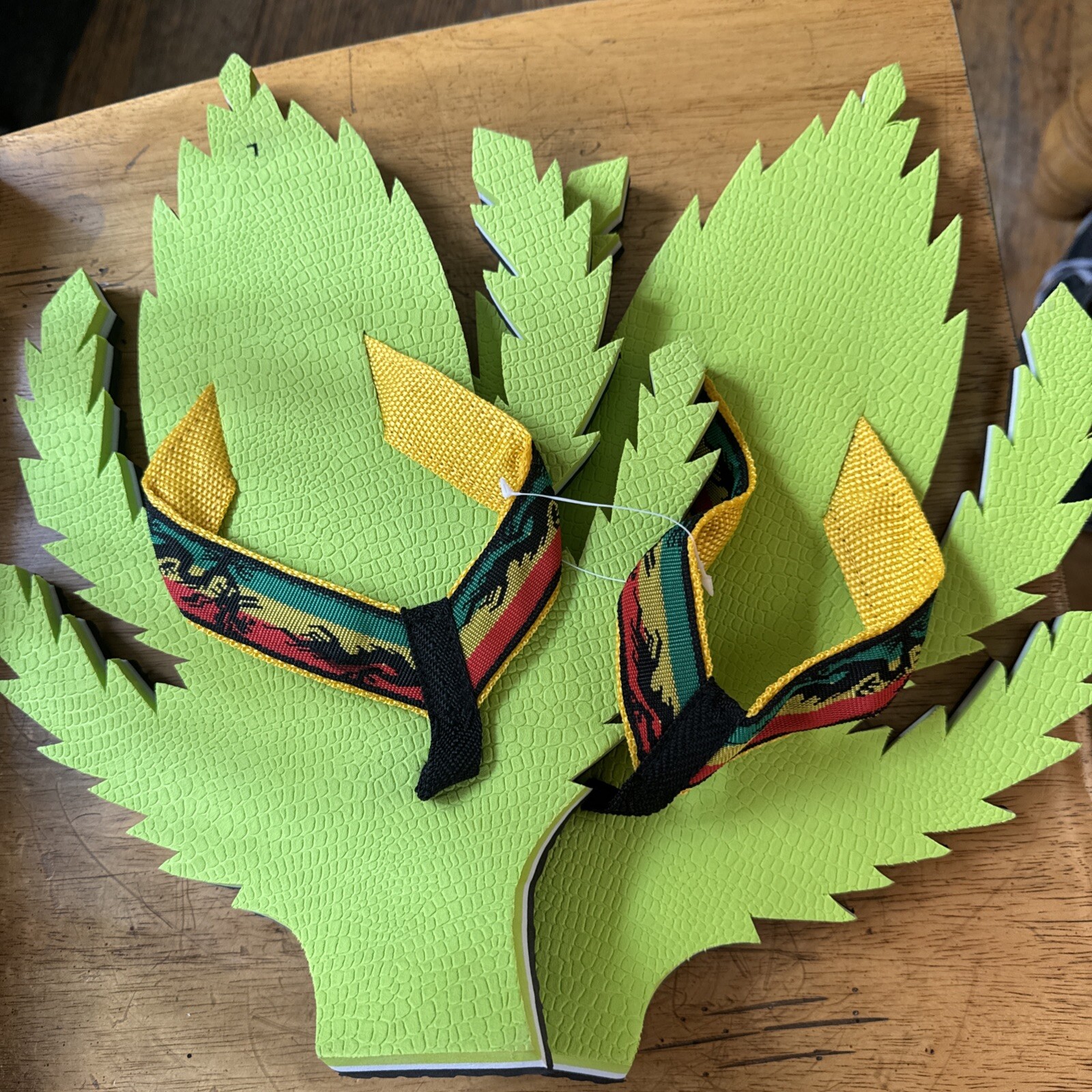 Weed Leaf Sandals Fun Gift Novelty request sm md lar