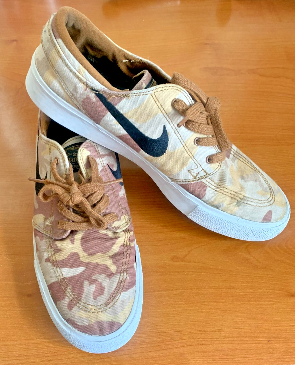 Nike SB Zoom Janoski PRM Parachute Beige Camo Mens AQ7878-200 Size 9.5