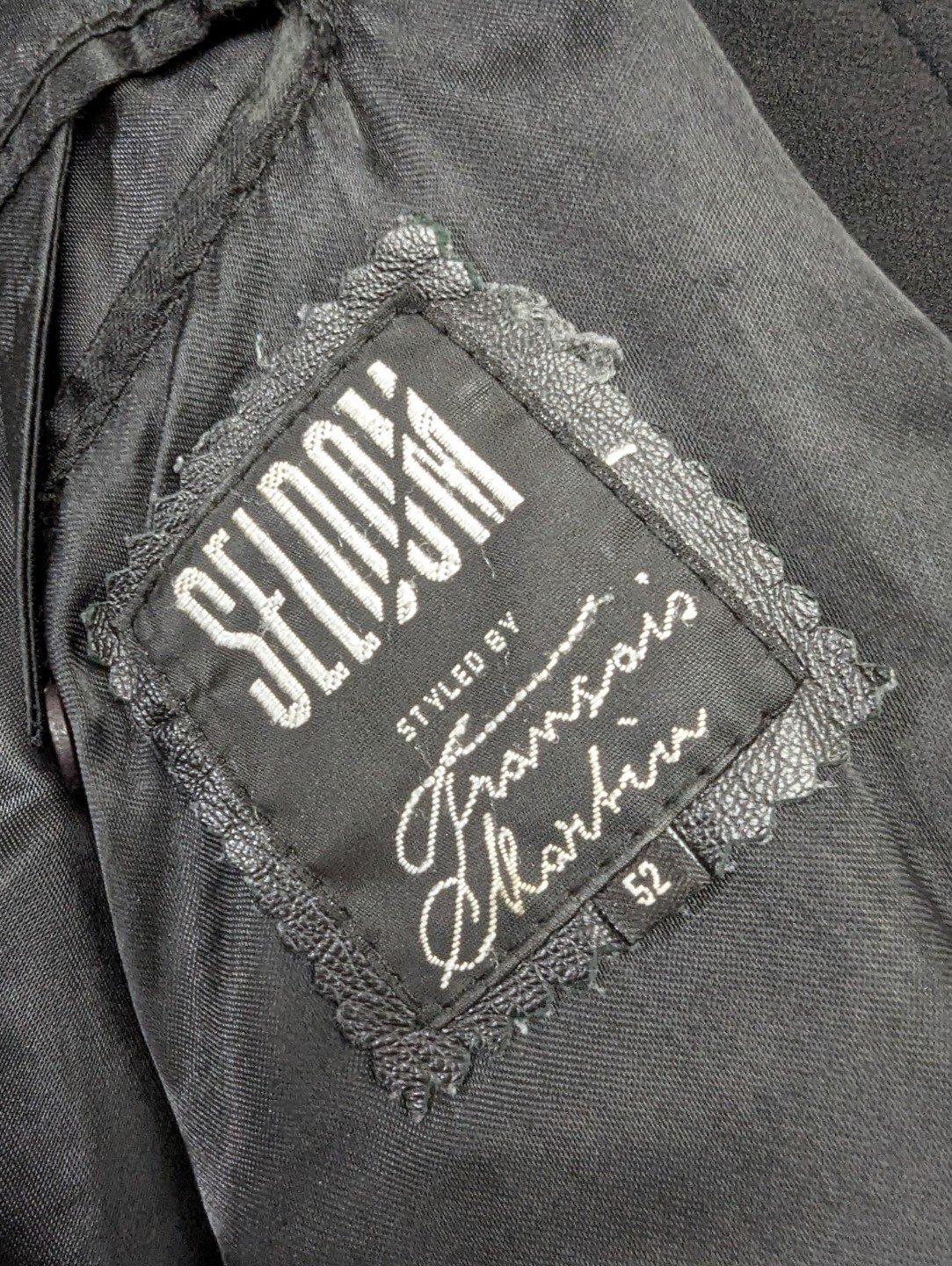Vintage 80s Mens Wool Leather Bomber Jacket 2X Hipster Metal Accents GERMANY
