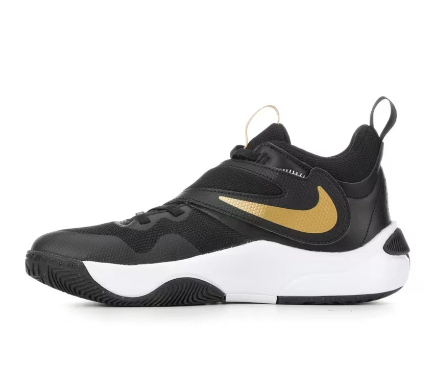 Nike Kids’ Grade School Team Hustle D11 Shoes (Black, Size 12C, 13C, 5Y, 6Y, 7Y)
