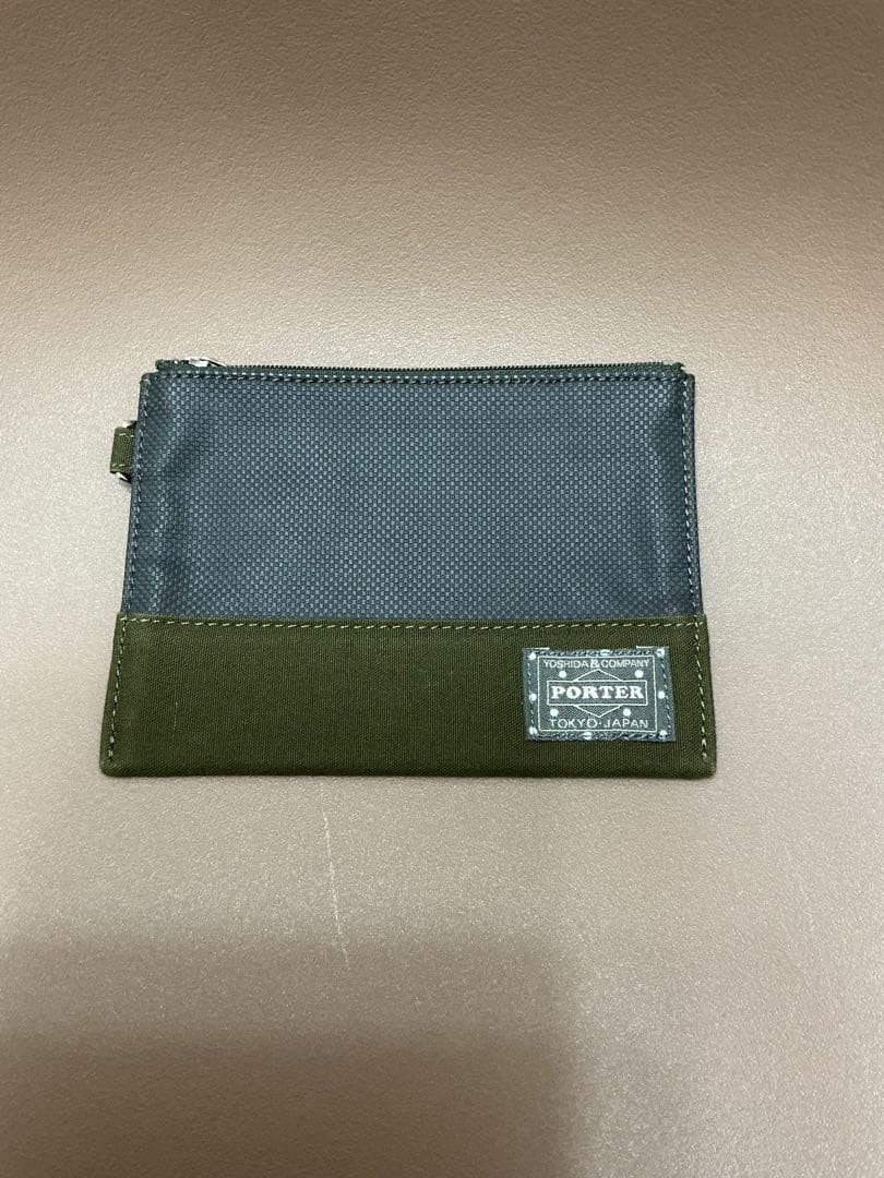 Porter Mini Pouch 2-Piece Set for Porter Girl Tote Bag, approx 15.5x11cm, Used