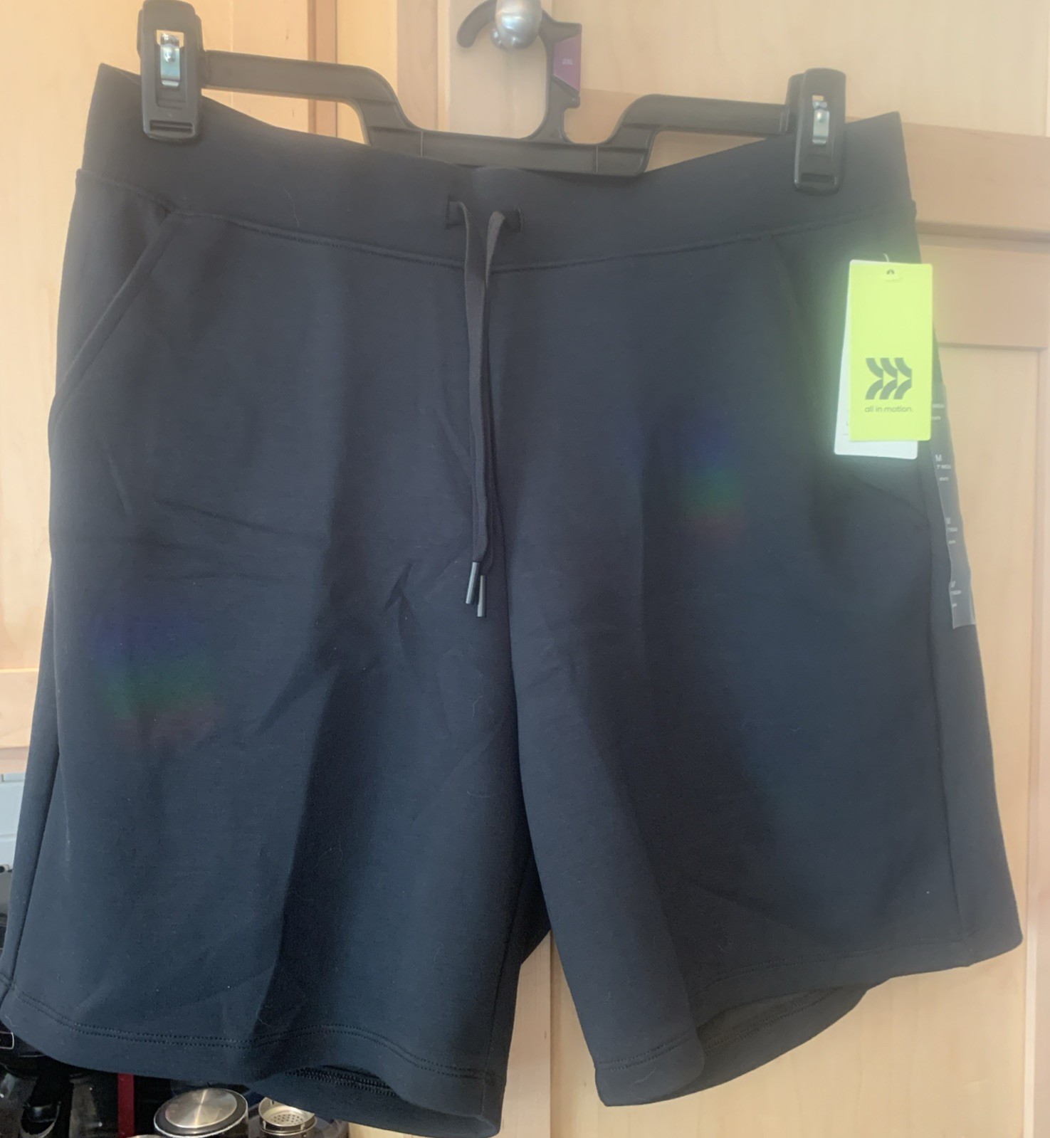 All In Motion Black Sleek Spacer Short – Size Medium 7” Inseam