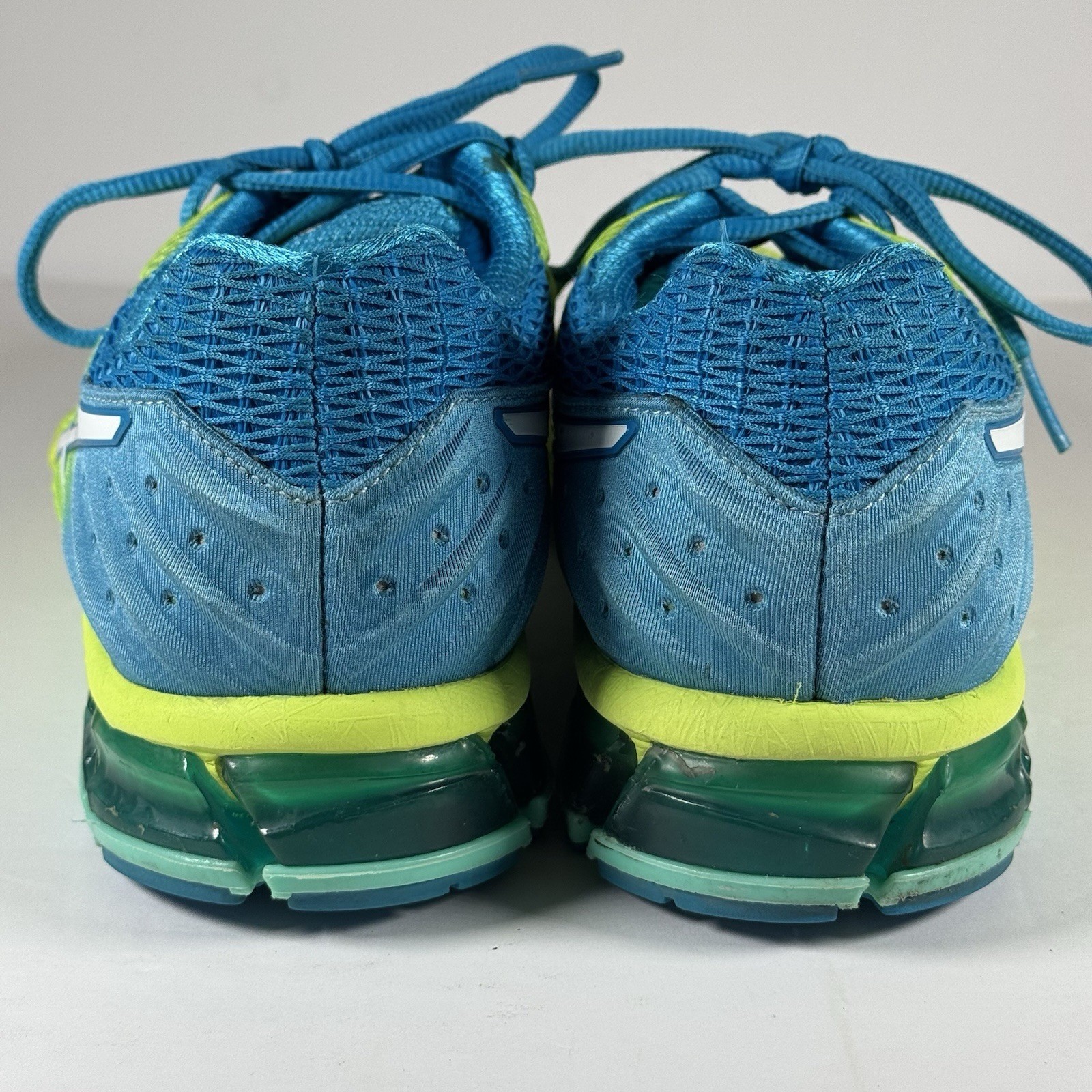 Asics Gel-Quantum 180 2 Lime Green Blue Running Shoes T6G7N Women’s 8.5