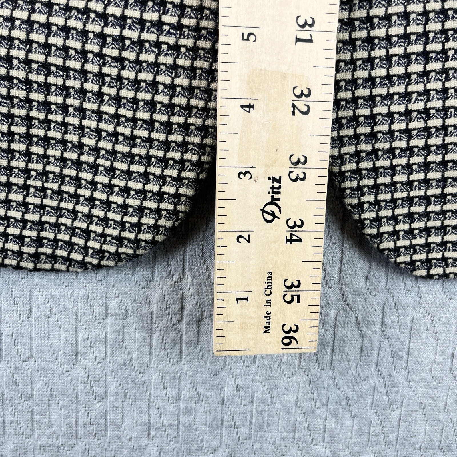 Zanetti Wool Men’s (44) hounds tooth made in Italy formal business suit blazer