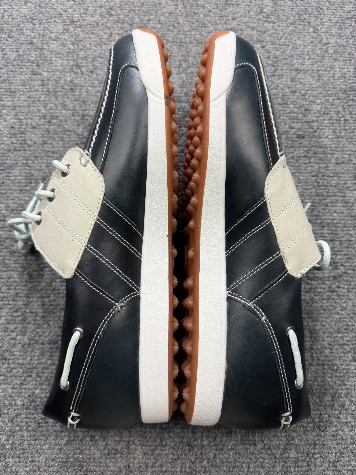 FootJoy Shoes Mens 10 Blue Leather Contour Golf Boat Casual Spikeless