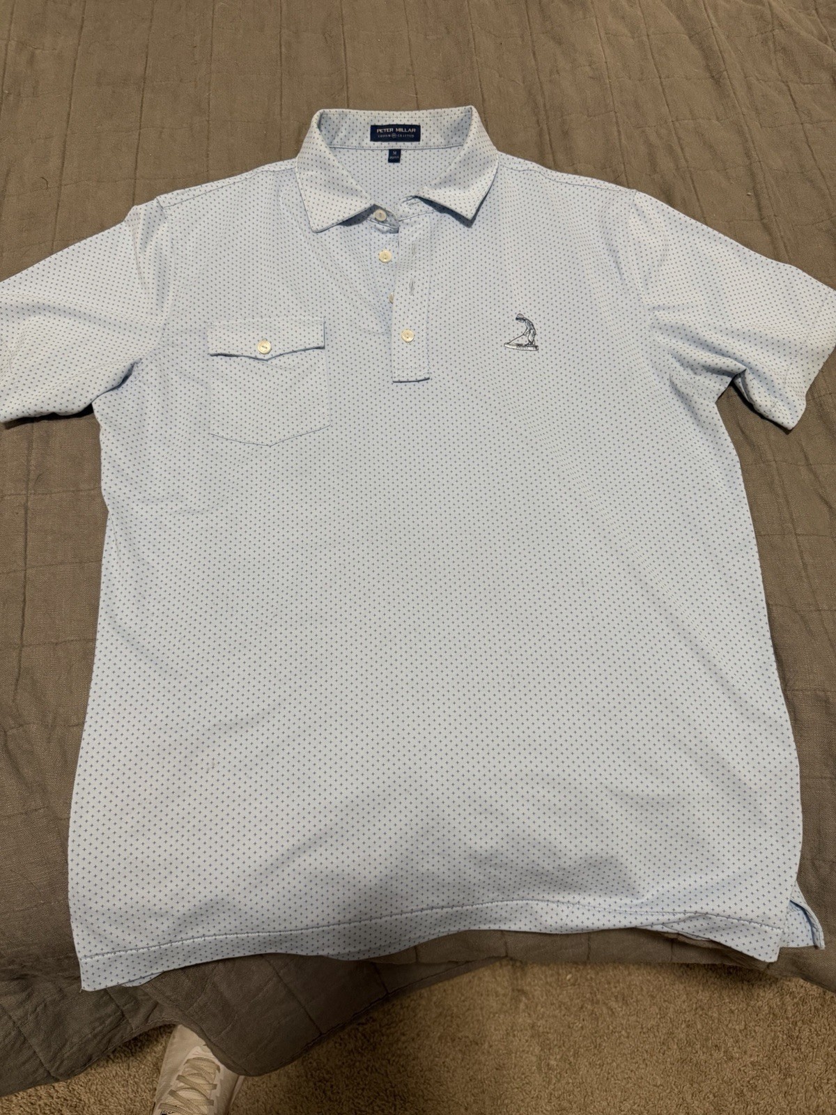 Peter Millar Crown Crafted Men’s Pinehurst Polo – Size medium