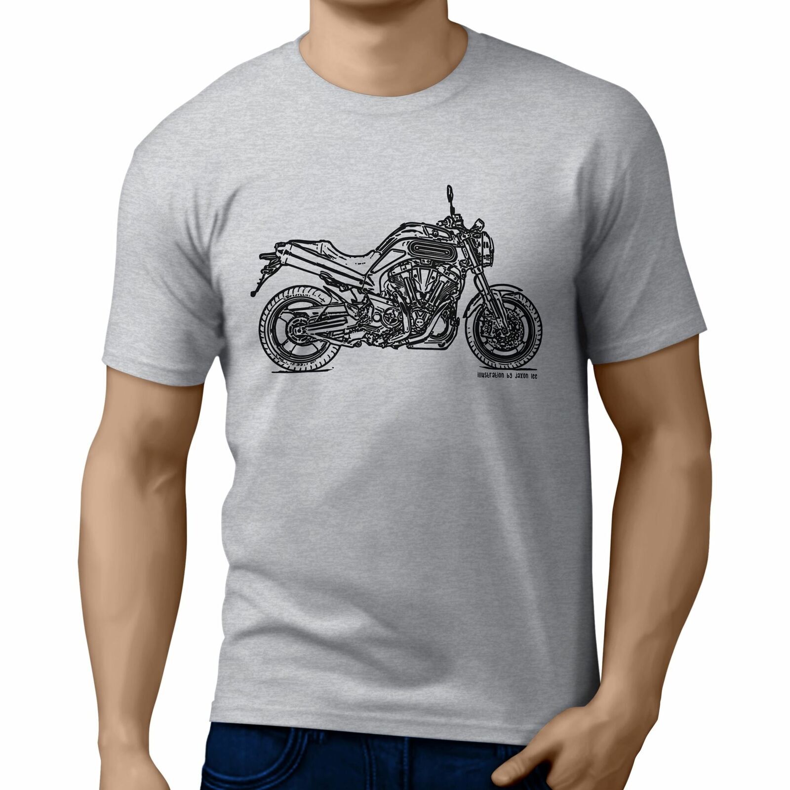 JL Illustration For A Yamaha MT-01 Motorbike Fan T-shirt