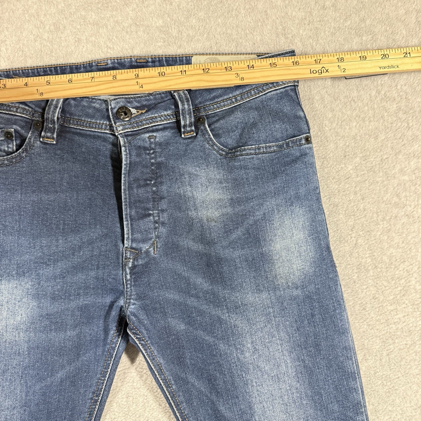 Diesel Safado-R Jeans Men 29×32 Blue Slim Straight Stretch Medium Wash RC79I