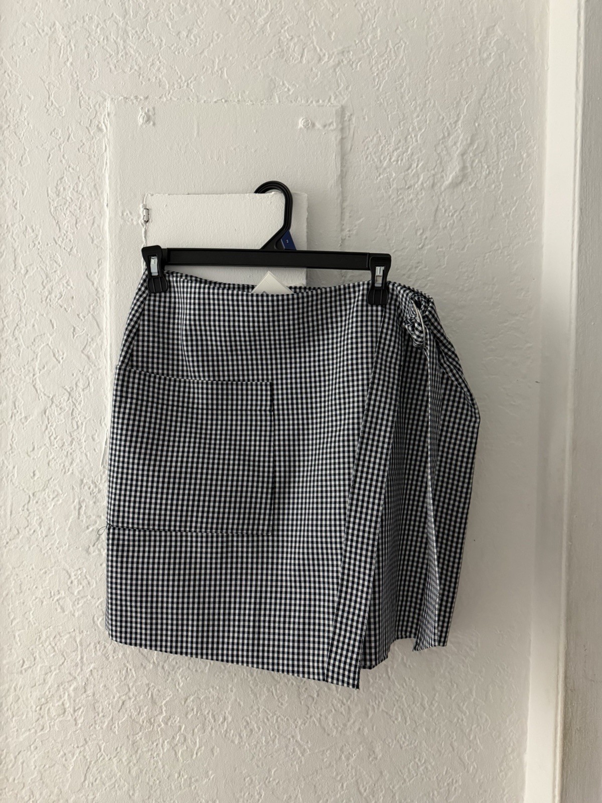 Navy Plaid Skirt Free Assembly Size 10