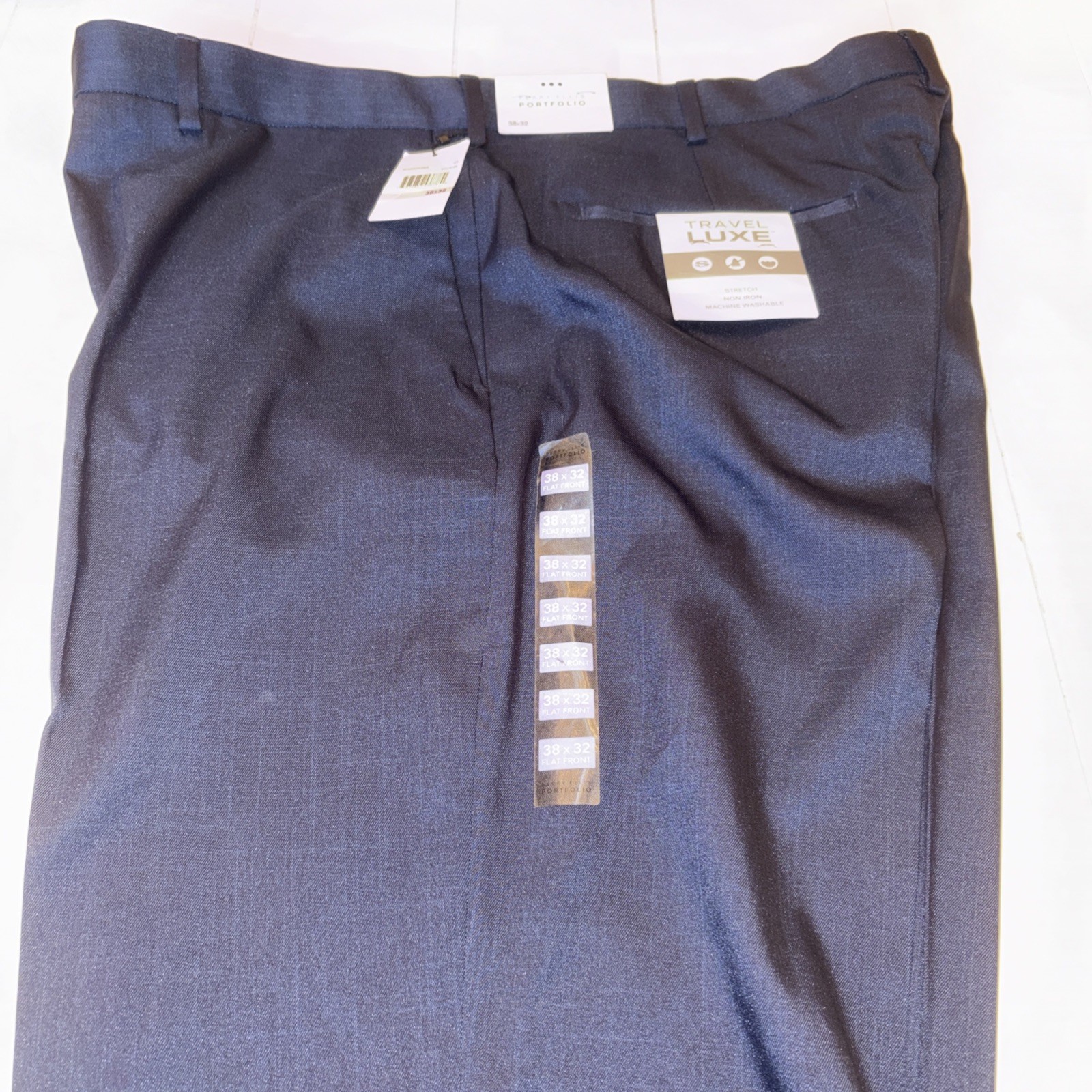 Perry Ellis Portfolio Travel Luxe Eclipse Pants 38×32