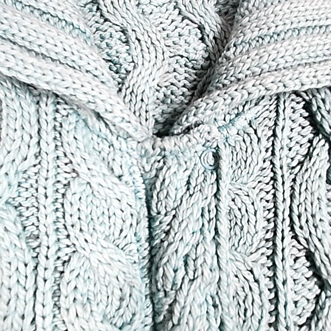 Aran Crafts Merino Wool Cable Knit Cardigan Coat Womens S Zip Fisherman Ireland