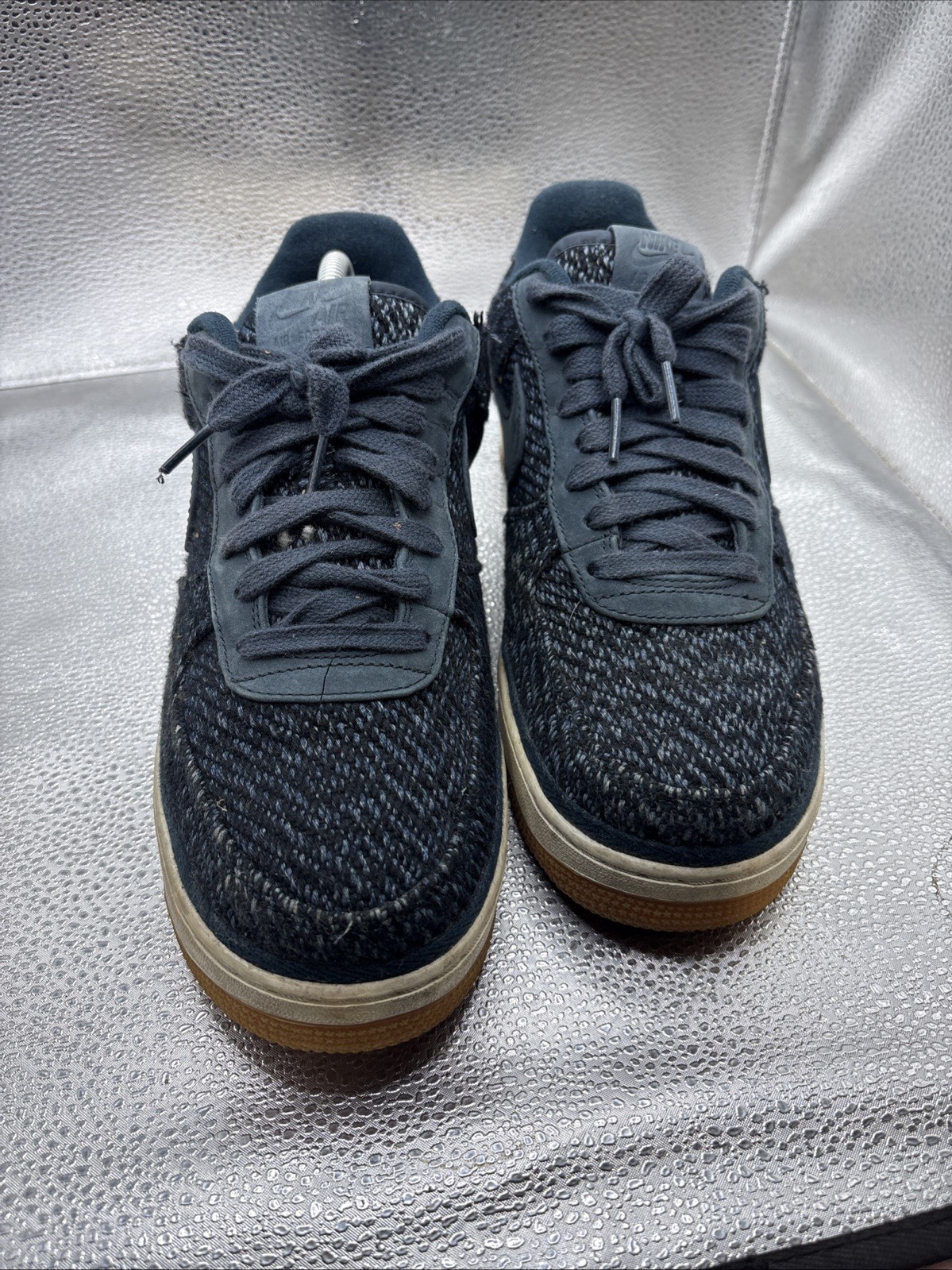 Nike Air Force 1 07 Indigo 917825-400 Size 10.5 Men Armory Navy White Gum