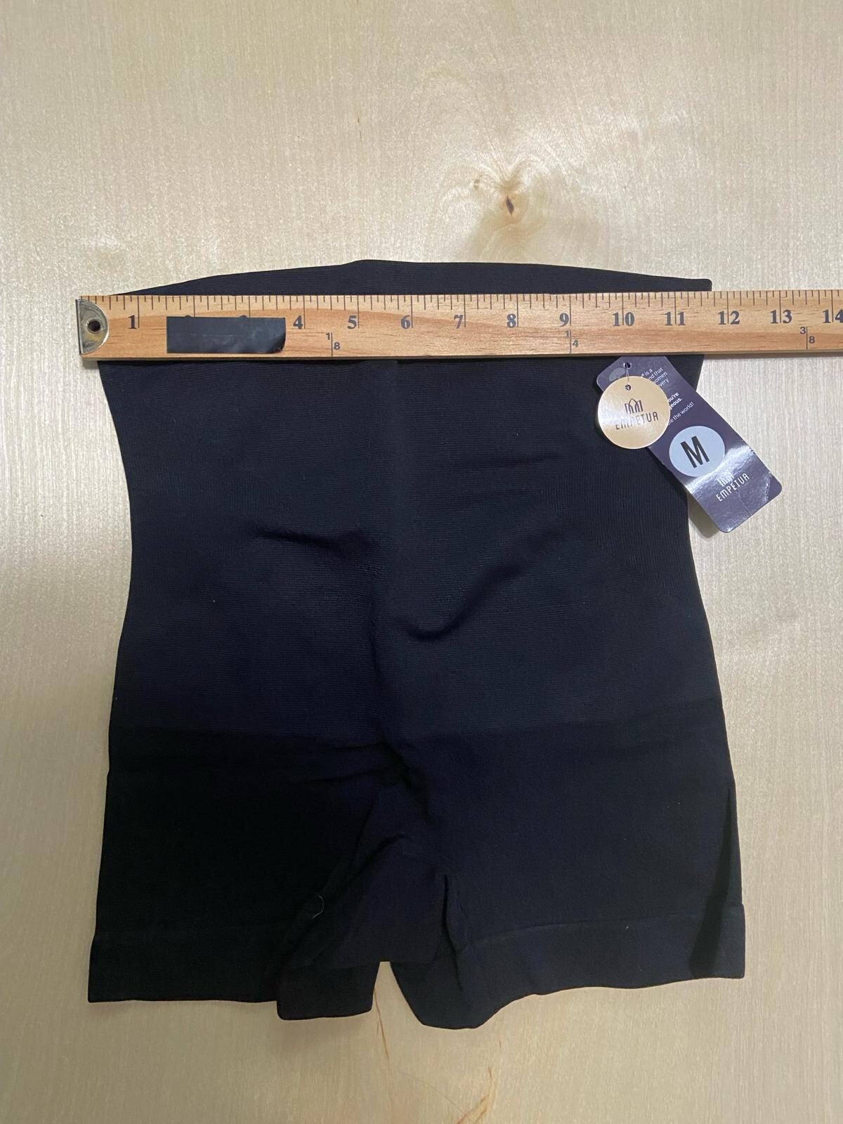 Shaper Empetua High-Waisted Body Compression Tummy Control Shorts Size M Black