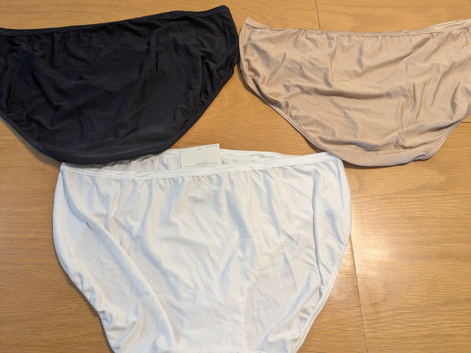 Vanity Fair Radiant Collection Women 3 Pack High Cut Underwear Size 4X 11 New