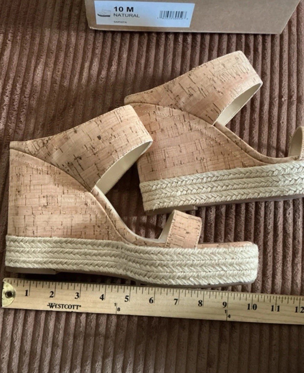 New Jessica Simpson Sapitha Cork Wedge Heels US Women’s Size 10 SUMMER
