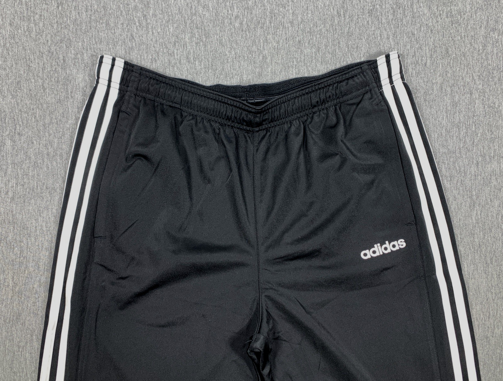 adidas Tricot Track Pants Black White Joggers Zipped Ankle CE9963 Men’s 3XL