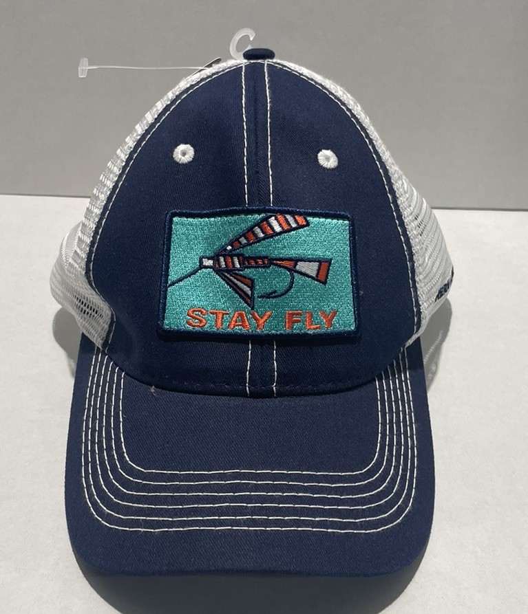 Southern Lure “Stay Fly” Fishing Mesh Trucker Snapback Hat Cap Dad Men NWT