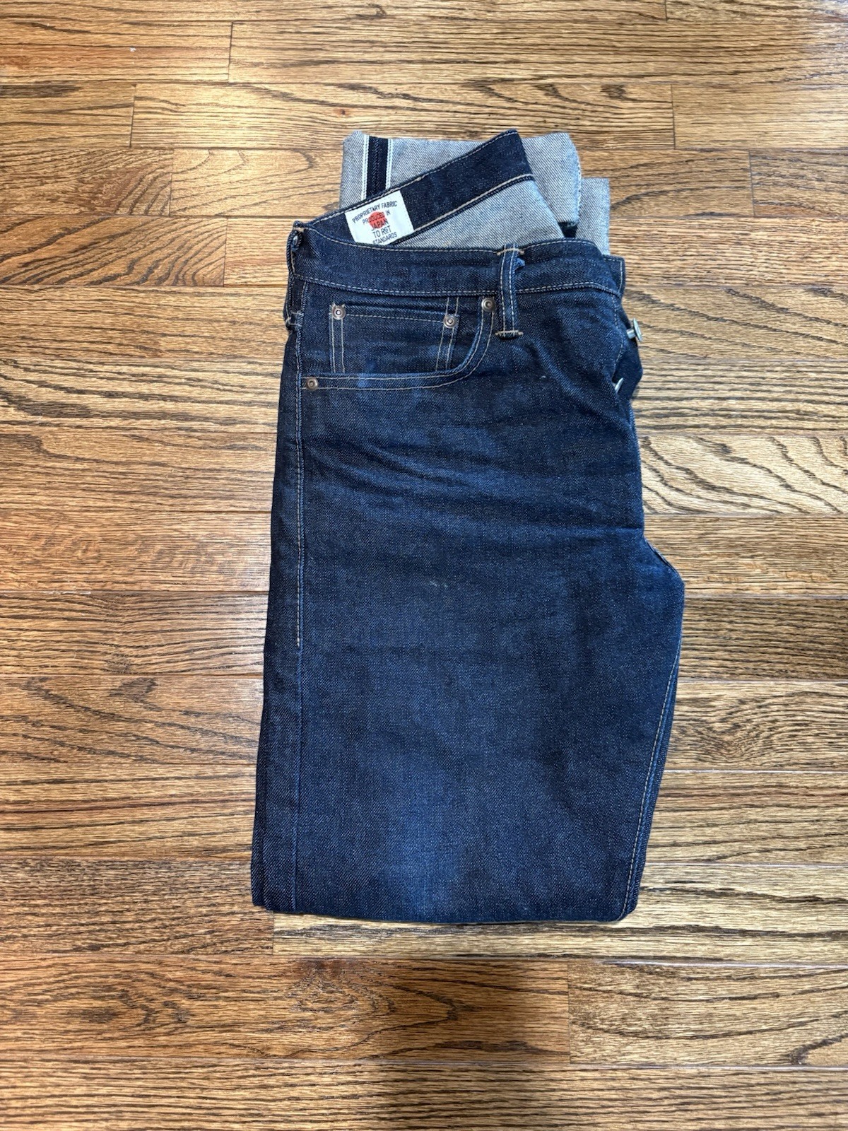 Rogue Territory 15oz Stanton Indigo Selvedge Sl Straight Denim 30×34