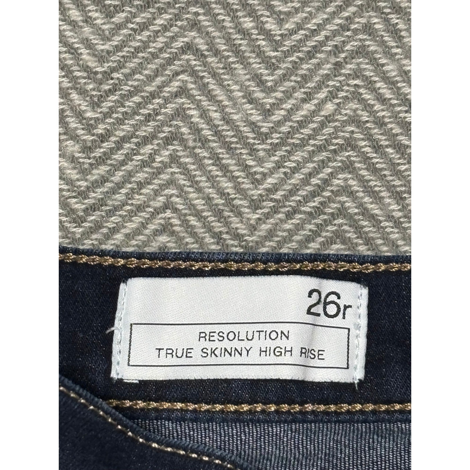 Gap 1969 Resolution True Skinny High Rise Jeans Dark Wash Women’s Size 26R