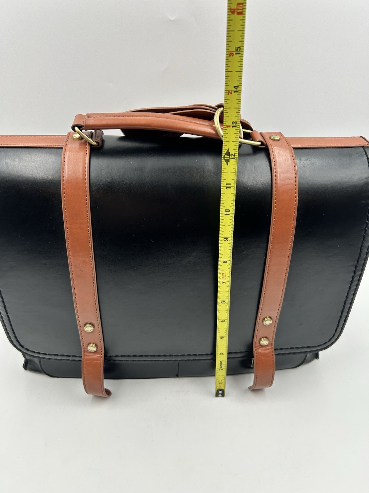 Ecosusi Bow Briefcase Vegan Leather Laptop Bag Satchel Fit 15.6″ Case Purse