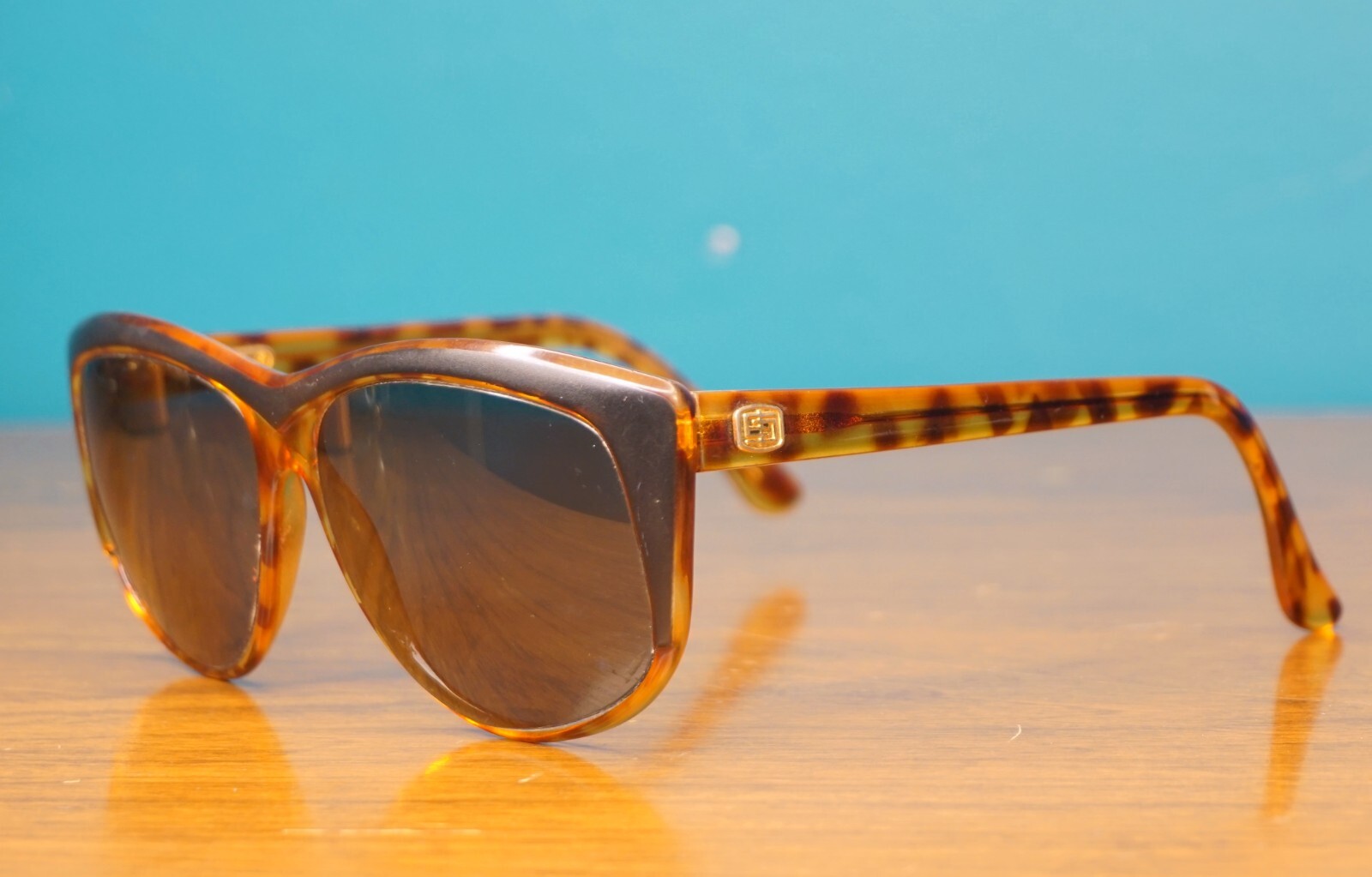 Emilio Pucci Sunglasses 873-8-EP03 Amber Tortoiseshell Frames Eyewear Shades