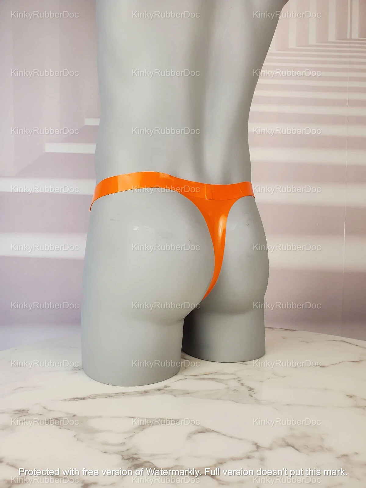 Handmade Latex Rubber Jockstrap or G-String Thong Custom color