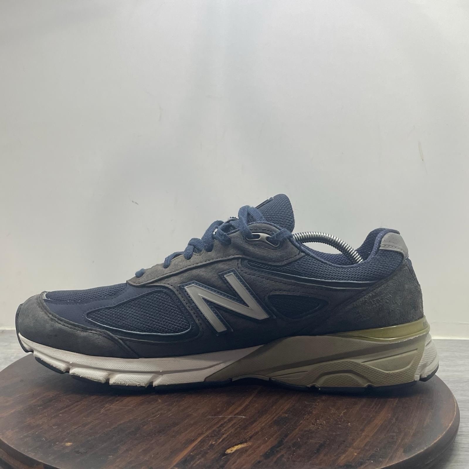 New Balance 990v4 Men’s Size 12 2E Navy Blue Suede Running Shoes Sneaker M990NV4