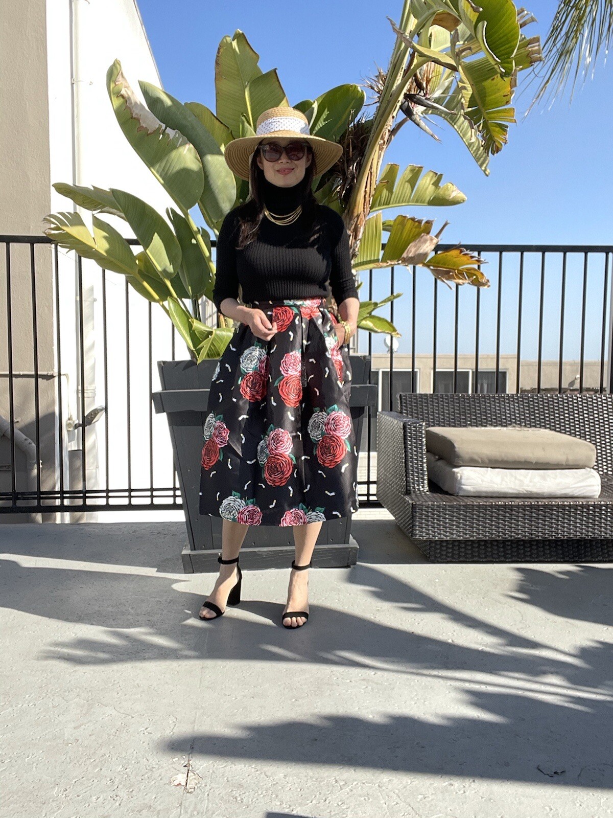 NWT Hesperus Retro vtg Rockabilly Full Midi Circle novelty print cigarette S&XS