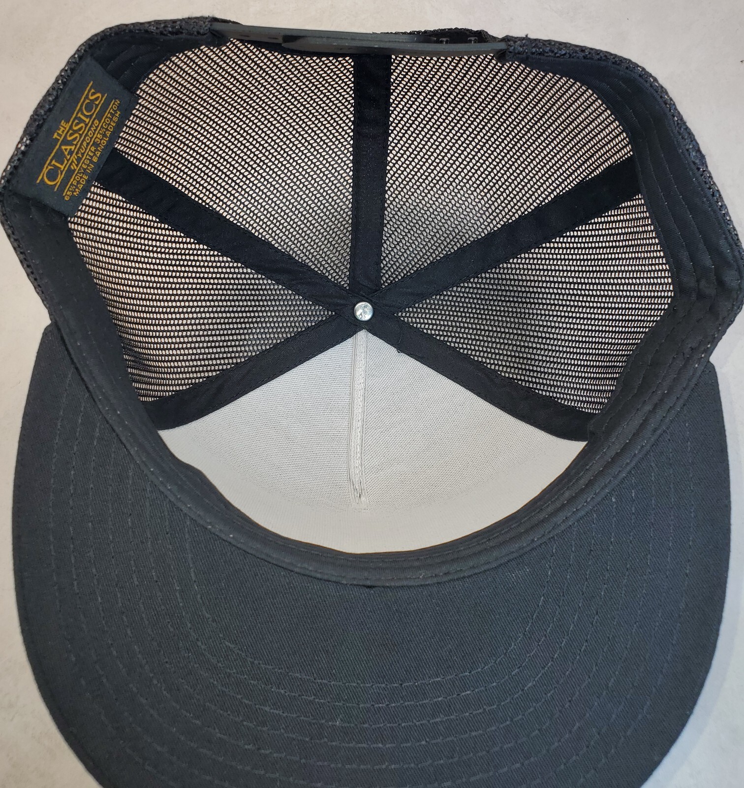 Social Distortion Patch Trucker Hat Yupoong/YP Classic 6006 Snapback Black/Black