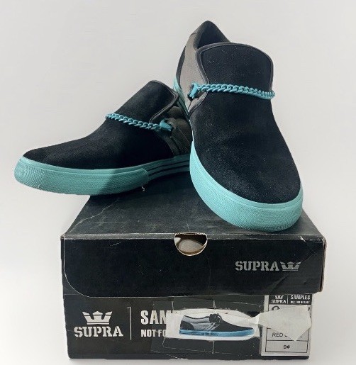 Supra Cuba With Chain Rare Original 1st Sample 2000 Skate Shoes Retro Sneakers