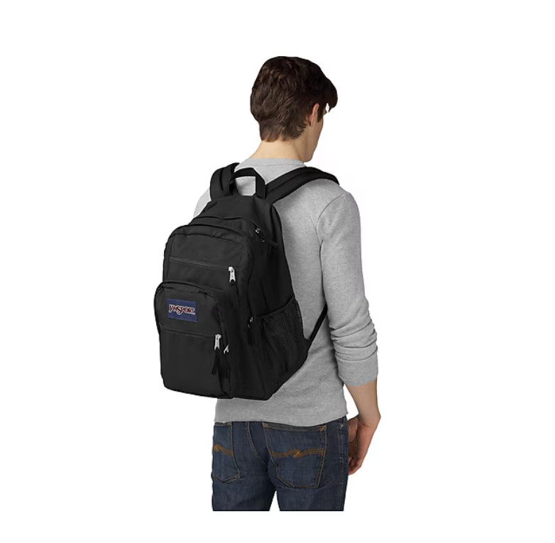 JanSport Big Student Laptop Compatable Backpack, X-Large, Black (JS00TDN7008)