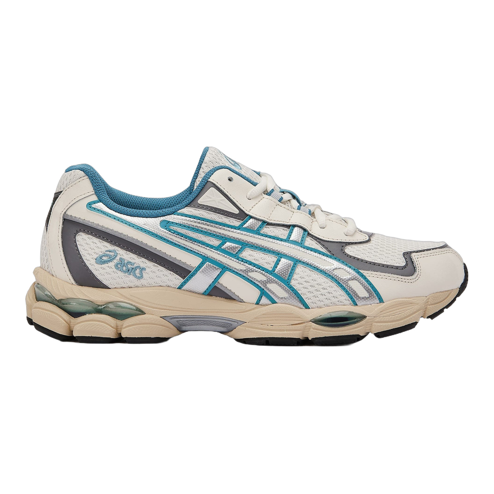 ASICS GEL-NYC 2055 Cream/Blue Teal Womens Size 5-11 1203A542-106 New