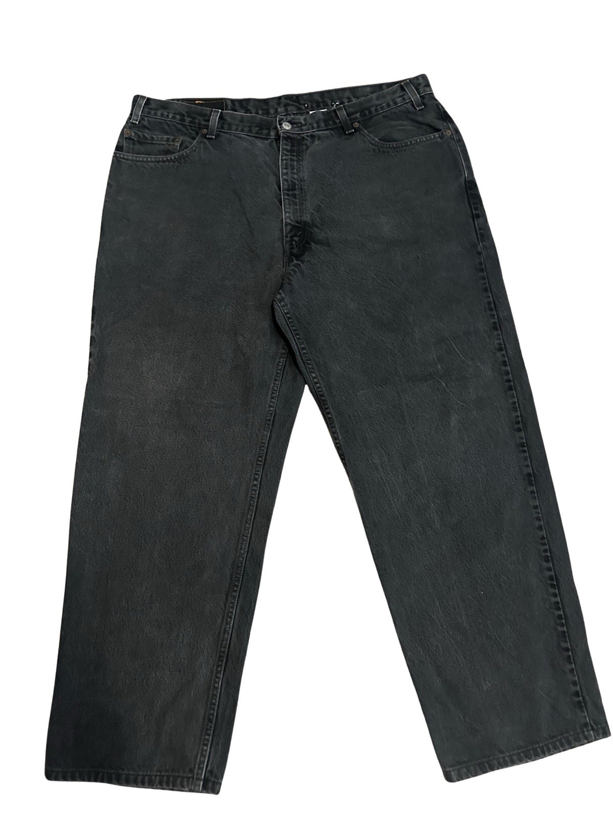 Vintage Y2K Levi’s 378 Faded Black Relaxed Straight Leg Jeans Men’s Size 40×32