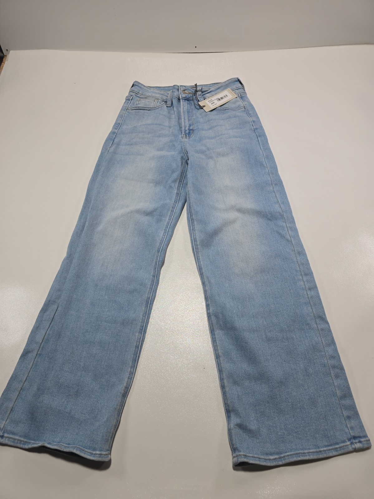 Just USA Slim Wide Leg Jeans Light Indigo Blue Size 25/0 NWT