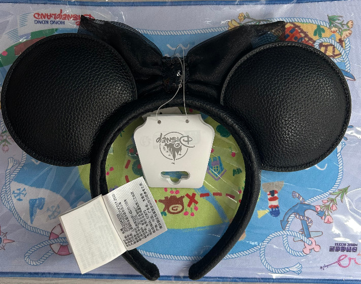 Authentic Shanghai Disney pirates of the caribbean Minnie mouse ears Headband