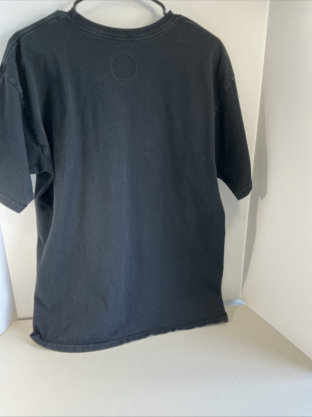 Worldwide Money Makers Black T-shirt Earth Smiley Face with Money Sign Sz L