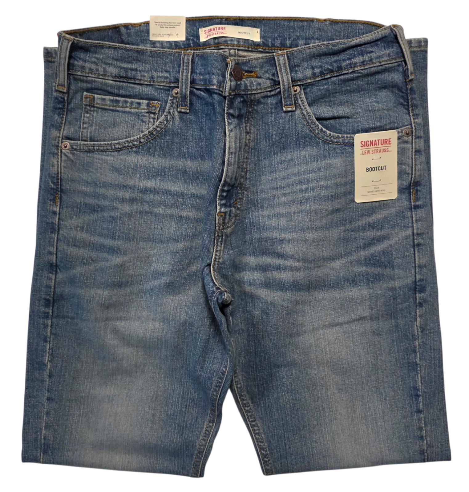 Signature By Levi Strauss & Co #11984 NEW Men’s Flex Bootcut Jeans