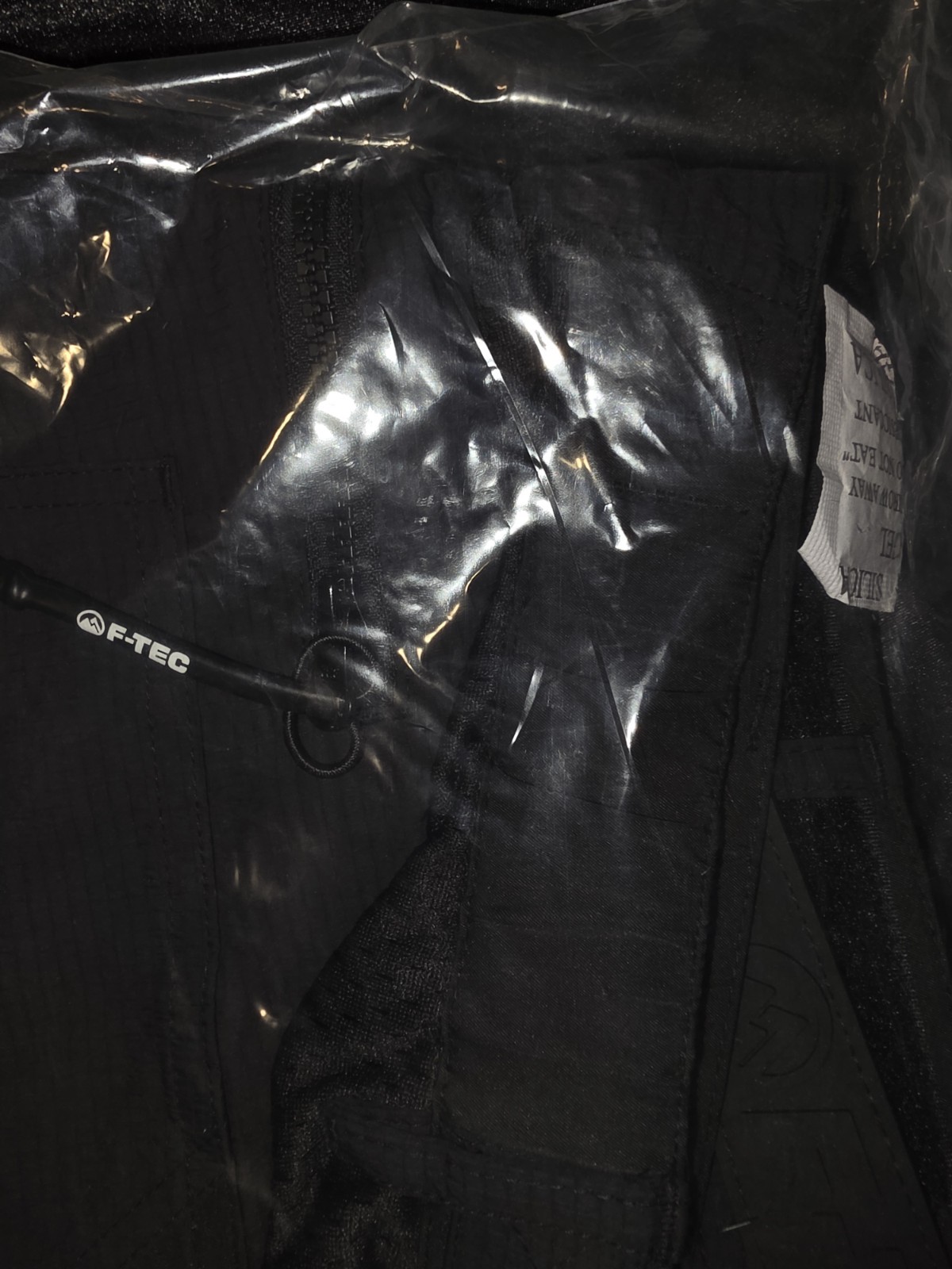 FTP F-Tech Convertible Pants Black Small Cordura Fabric Deadstock