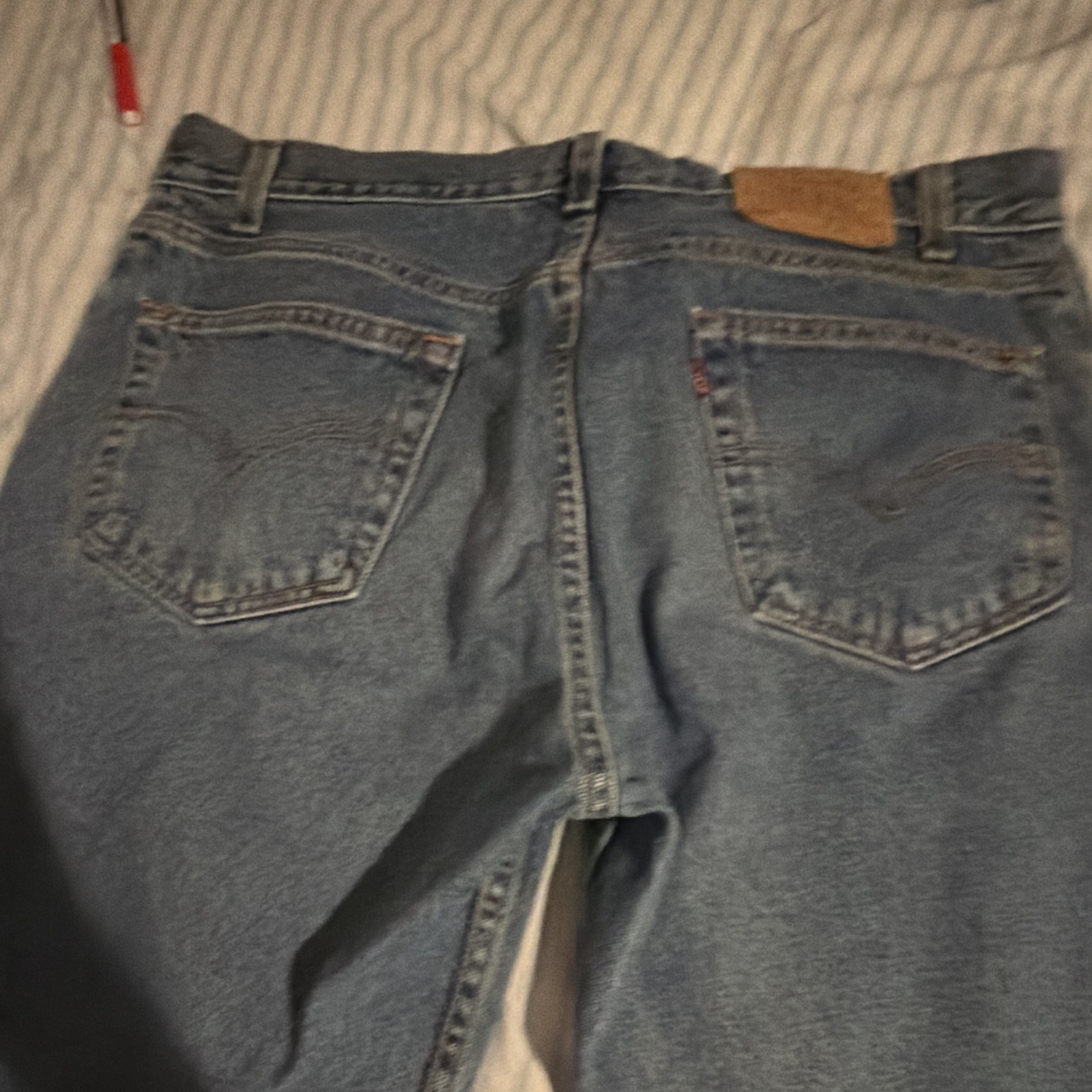 VTG Levi’s 505 34×30 Regular Fit Straight Leg Blue Denim Jeans Made in USA 00s