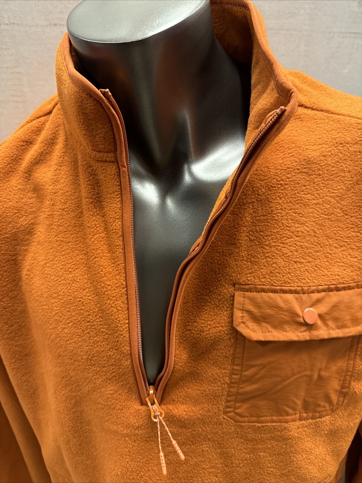 Goodfellow Quarter Zip Fleece Pullover – Sweatshirt like- Sizes & Colors choice
