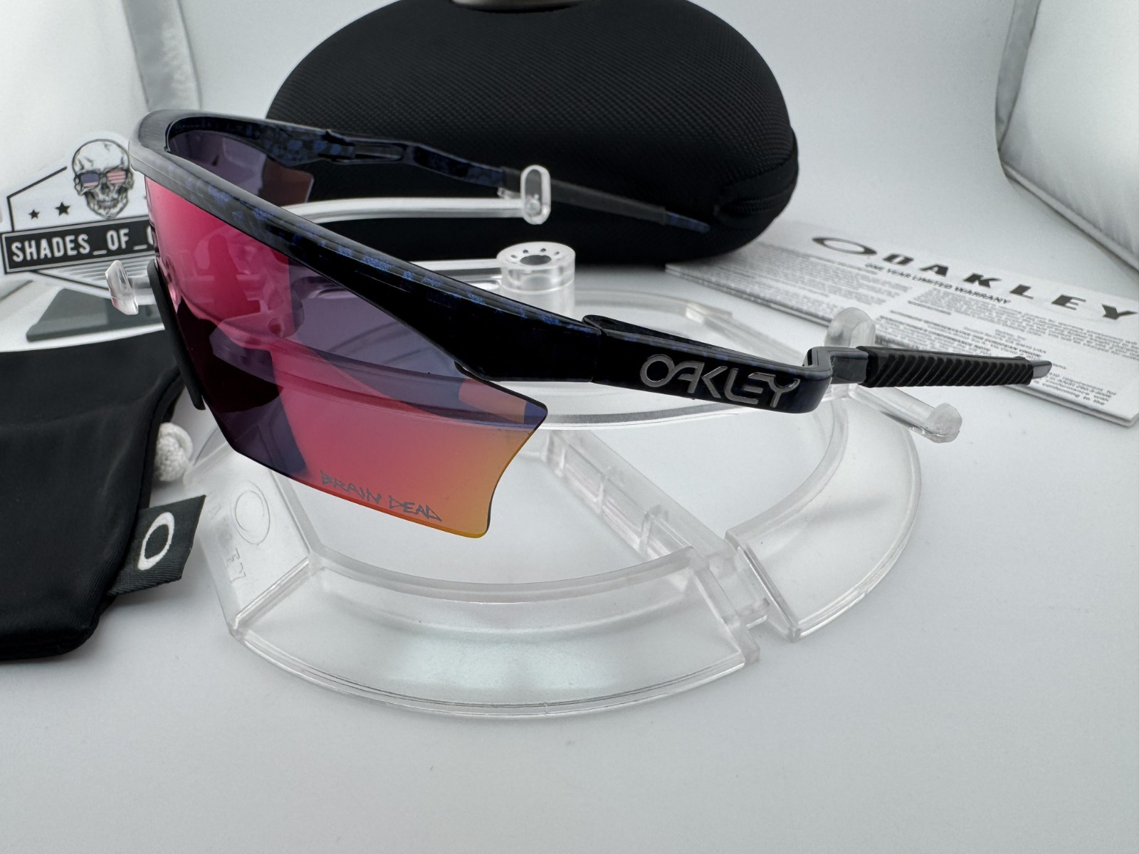 OAKLEY MUMBO BRAIN DEAD M FRAME PLANET X PRIZM ROAD HYBRID SUNGLASSES OO9435-07