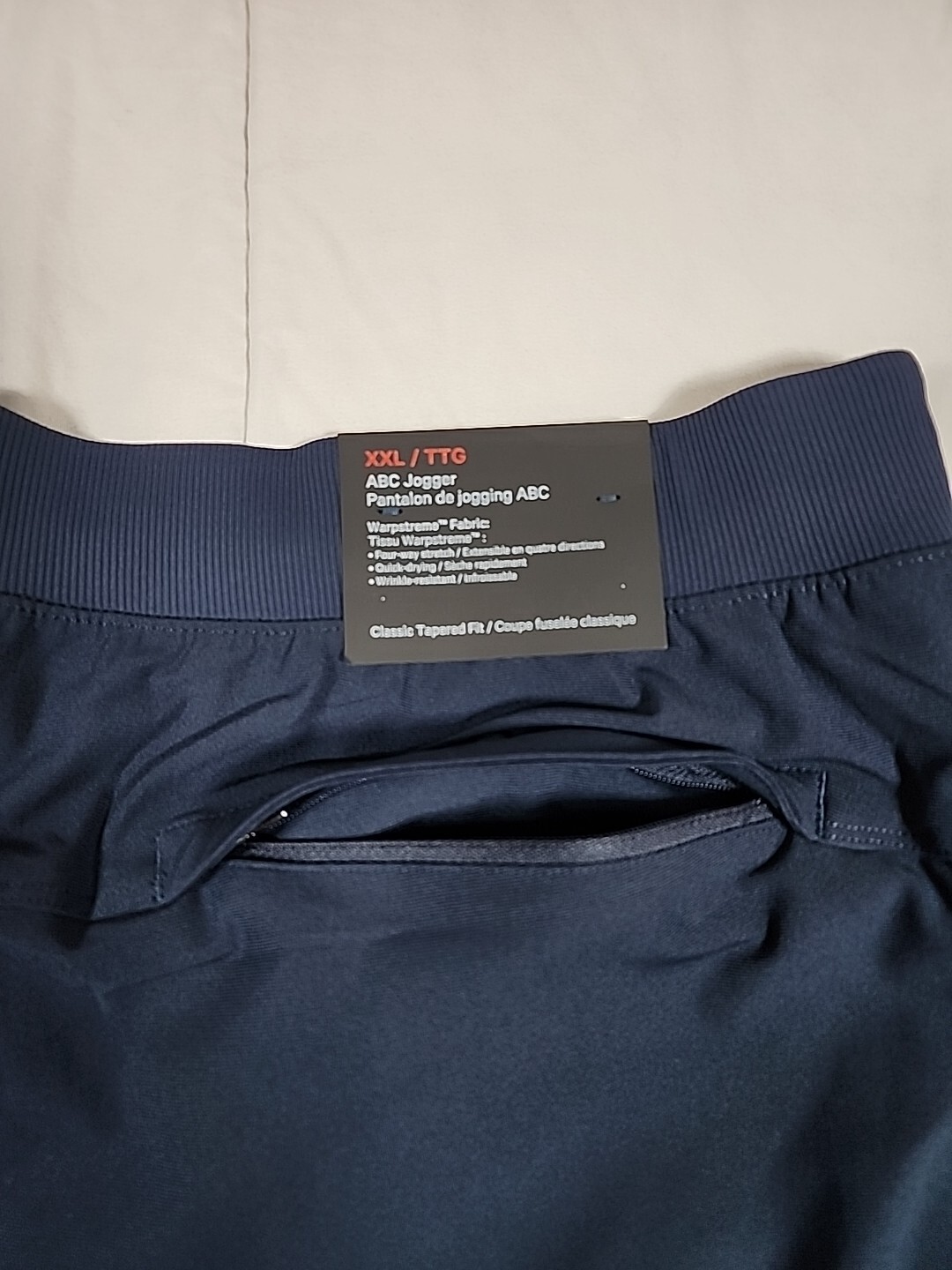2XL Lululemon ABC Men Jogger Pants True Navy New with Tags LM5AMZS Retail $128