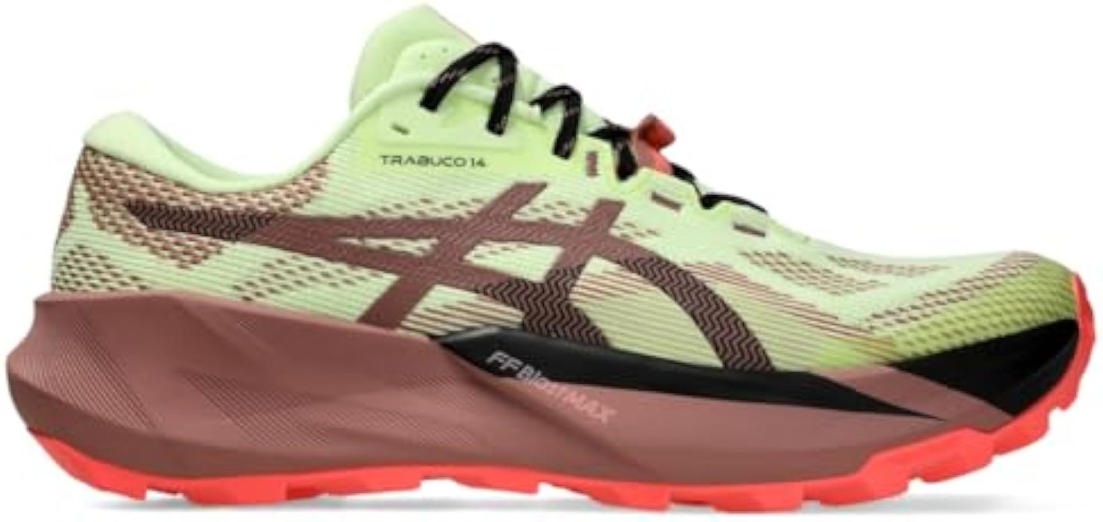 ASICS Men’s Trabuco 14 Running Shoes, 9.5, Illuminate Yellow/UMEBOSHI – Illumina