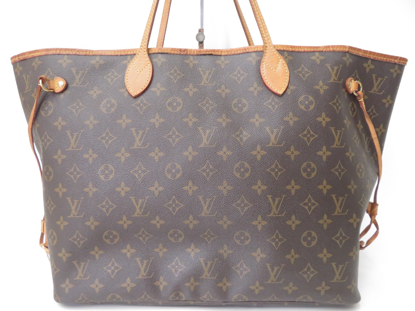 Authentic Louis Vuitton Monogram Neverfull GM Tote Bag Handbag F#53203