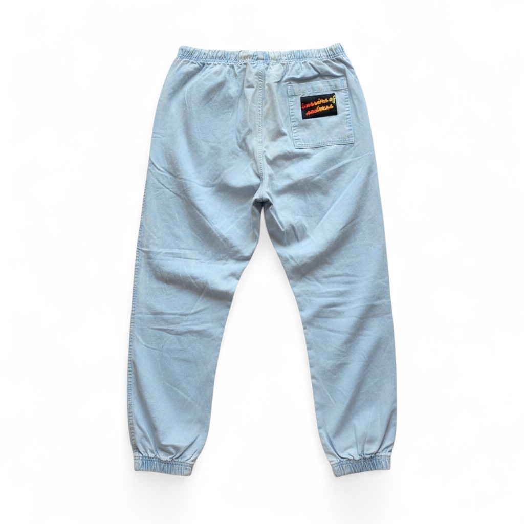 New Men’s WOR Warriors of Radness Ron Herman Light Blue Pants Size Large 34