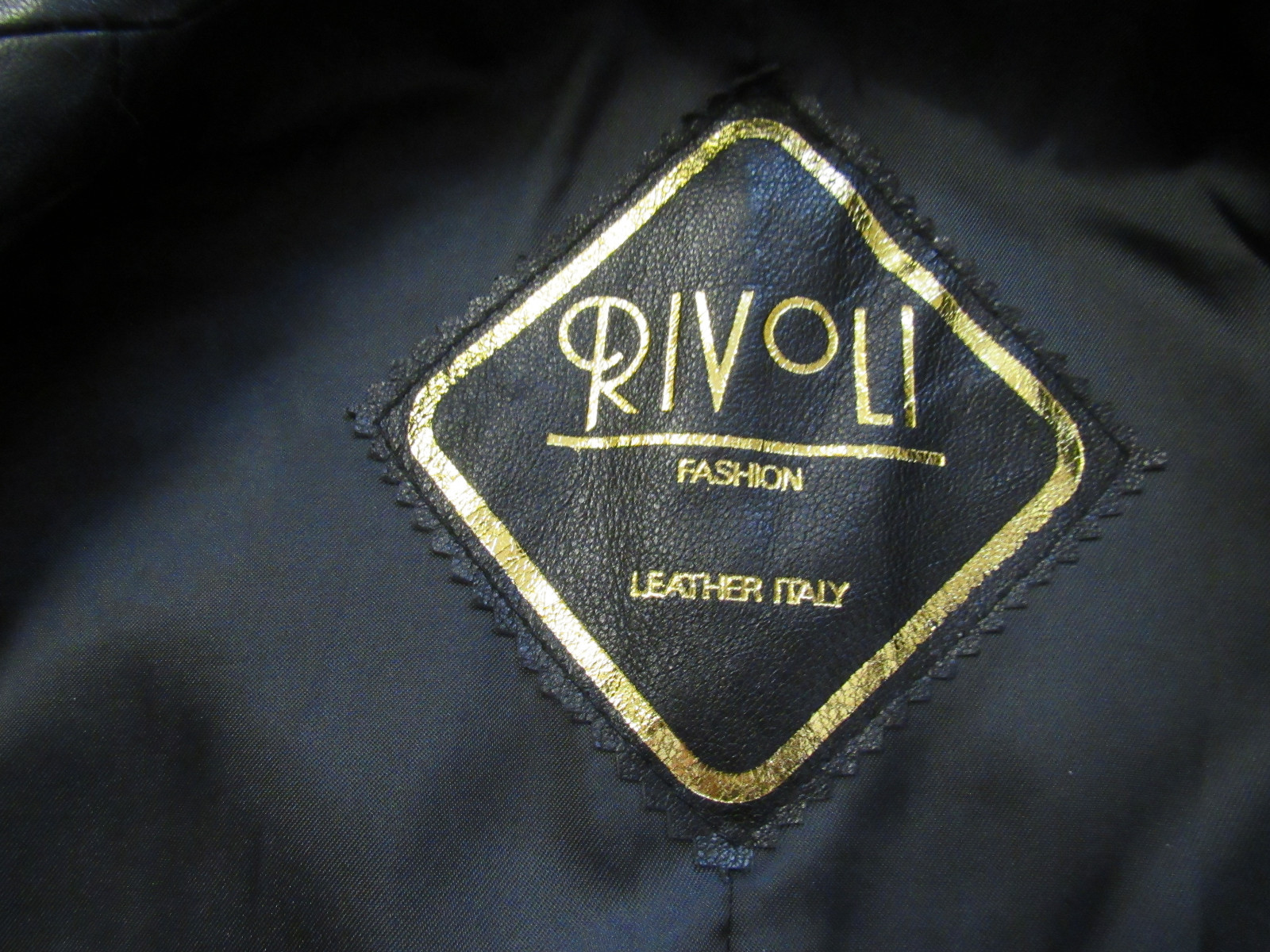RIVOLI ITALIAN CALF LEATHER WOMEN’S COAT BLACK SIZE 9 LIKELY NEVER WORN!!!